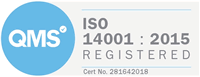 Icon - ISO 14001:2015 Accredited no. 281642018