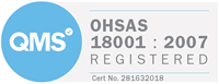 Icon - OHSAS 18001:2007 Accredited no. 281632018